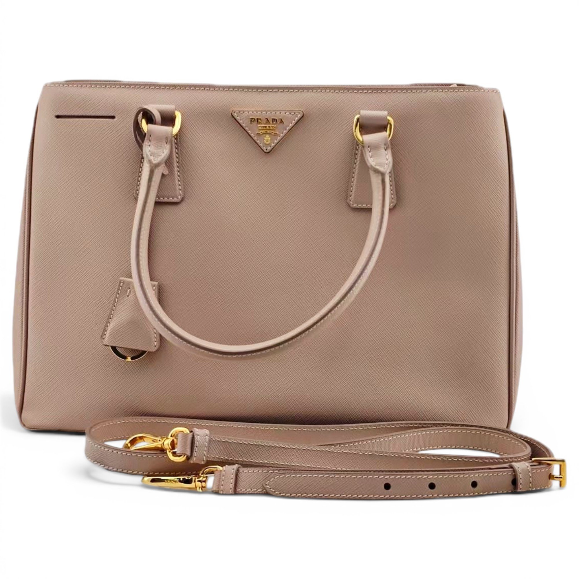 Galleria leather handbag