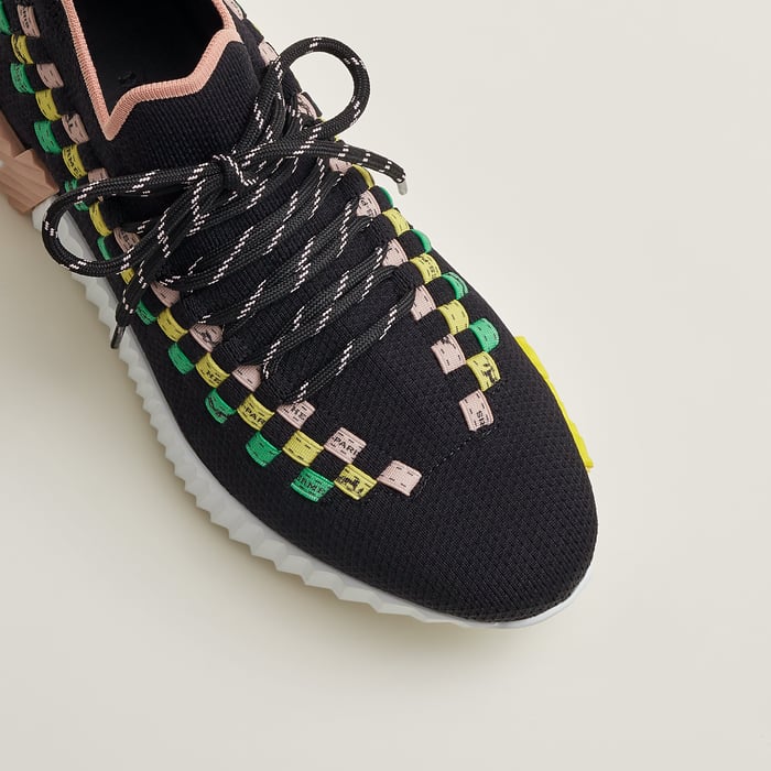 Multicolore Noir Tênis Slip-on Flex
