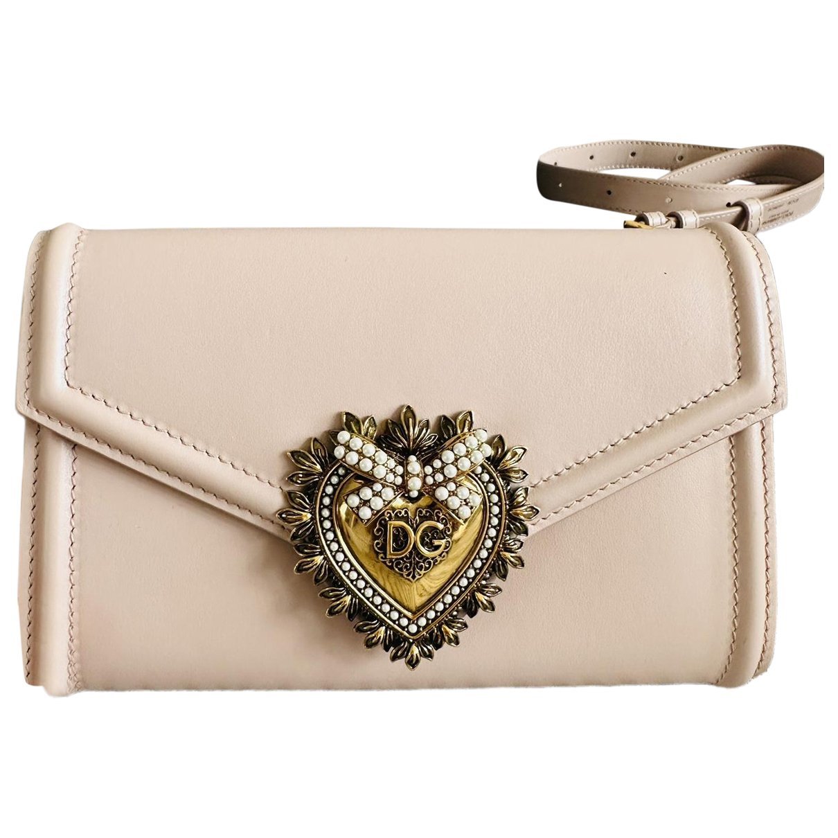 Leather clutch bag