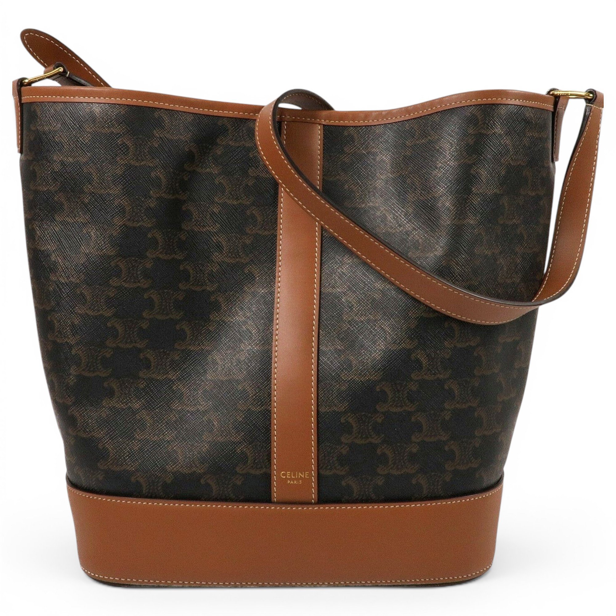 Cabas leather tote