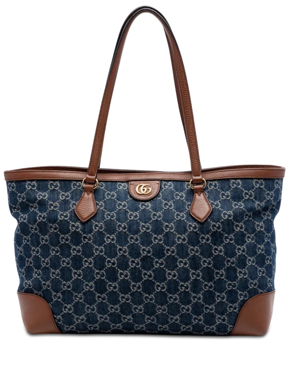 2016-2026 Medium GG Denim Ophidia tote bag