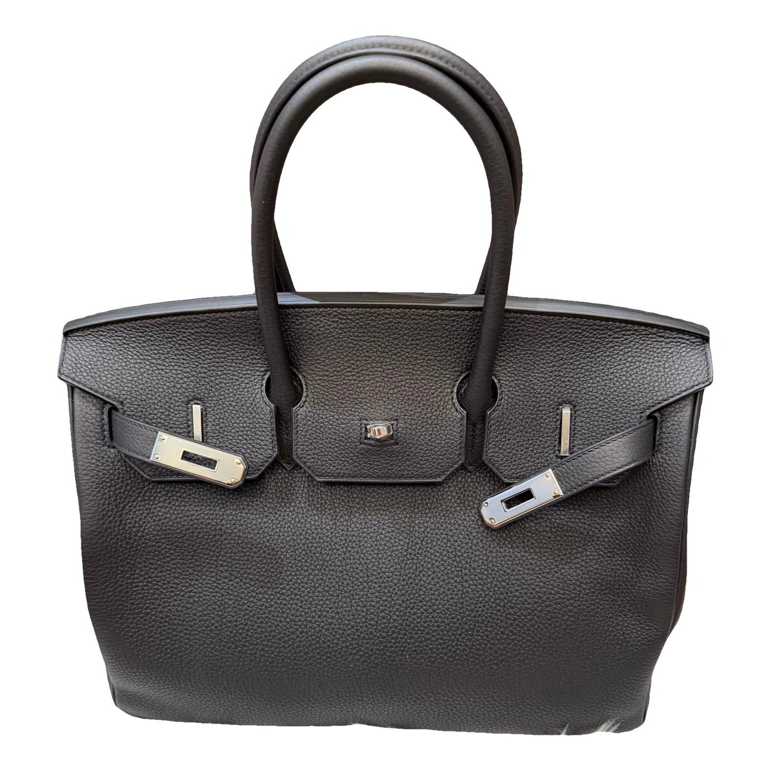 Birkin 35 leather handbag