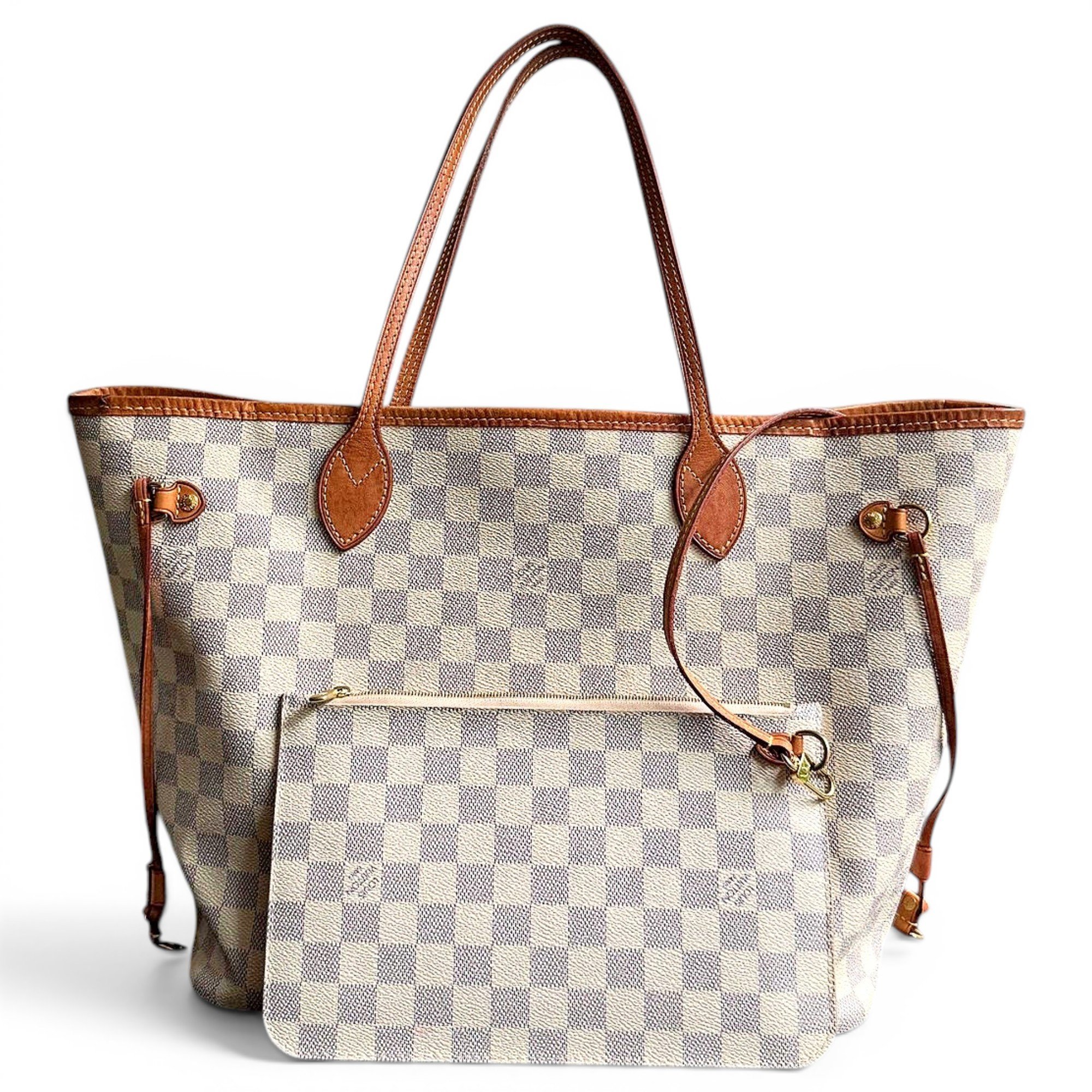Neverfull leather handbag