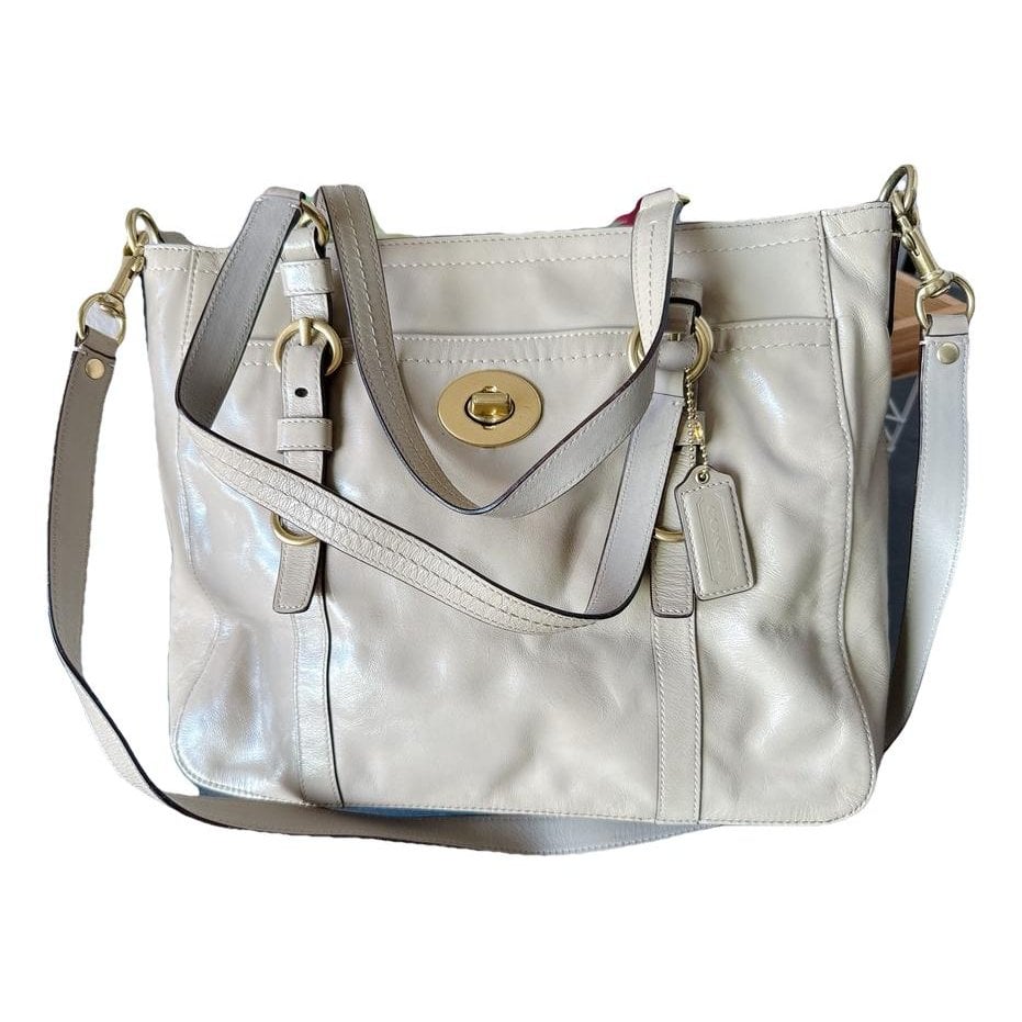 Signature Sufflette leather tote