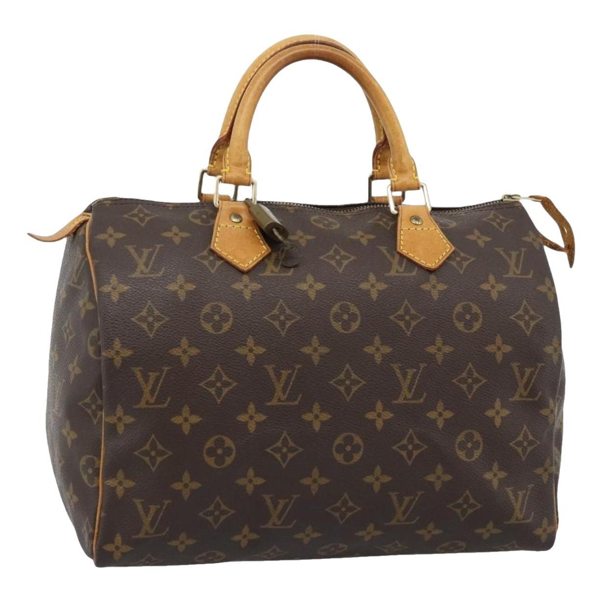 Speedy leather handbag
