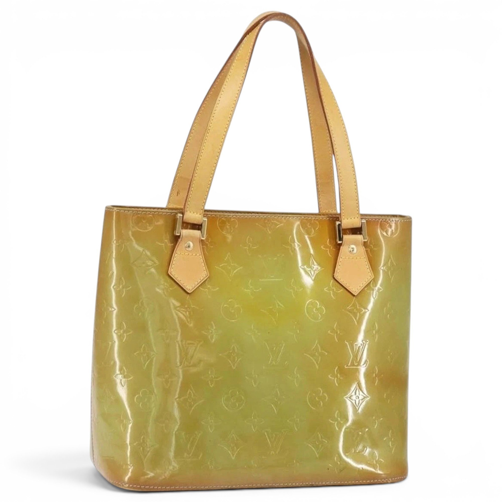 Patent leather handbag