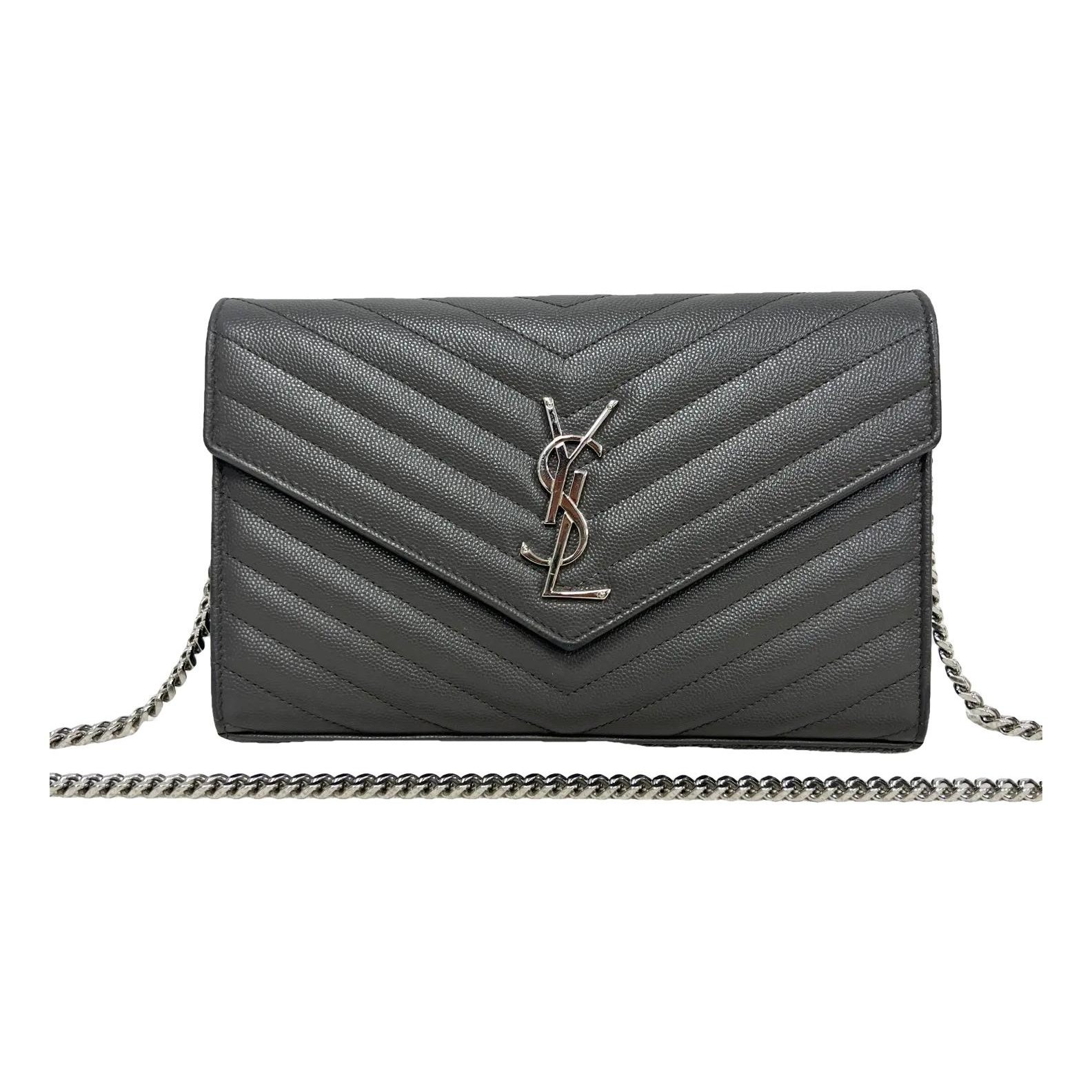 Portefeuille enveloppe leather crossbody bag
