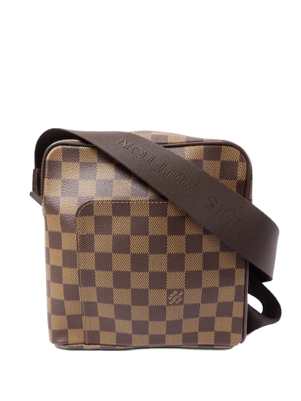 PM Olaf Damier Ebène canvas messenger bag