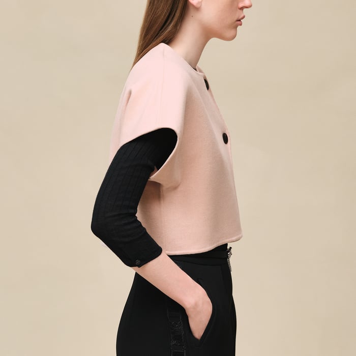 Rose Palomino Short-sleeve Bolero Jacket