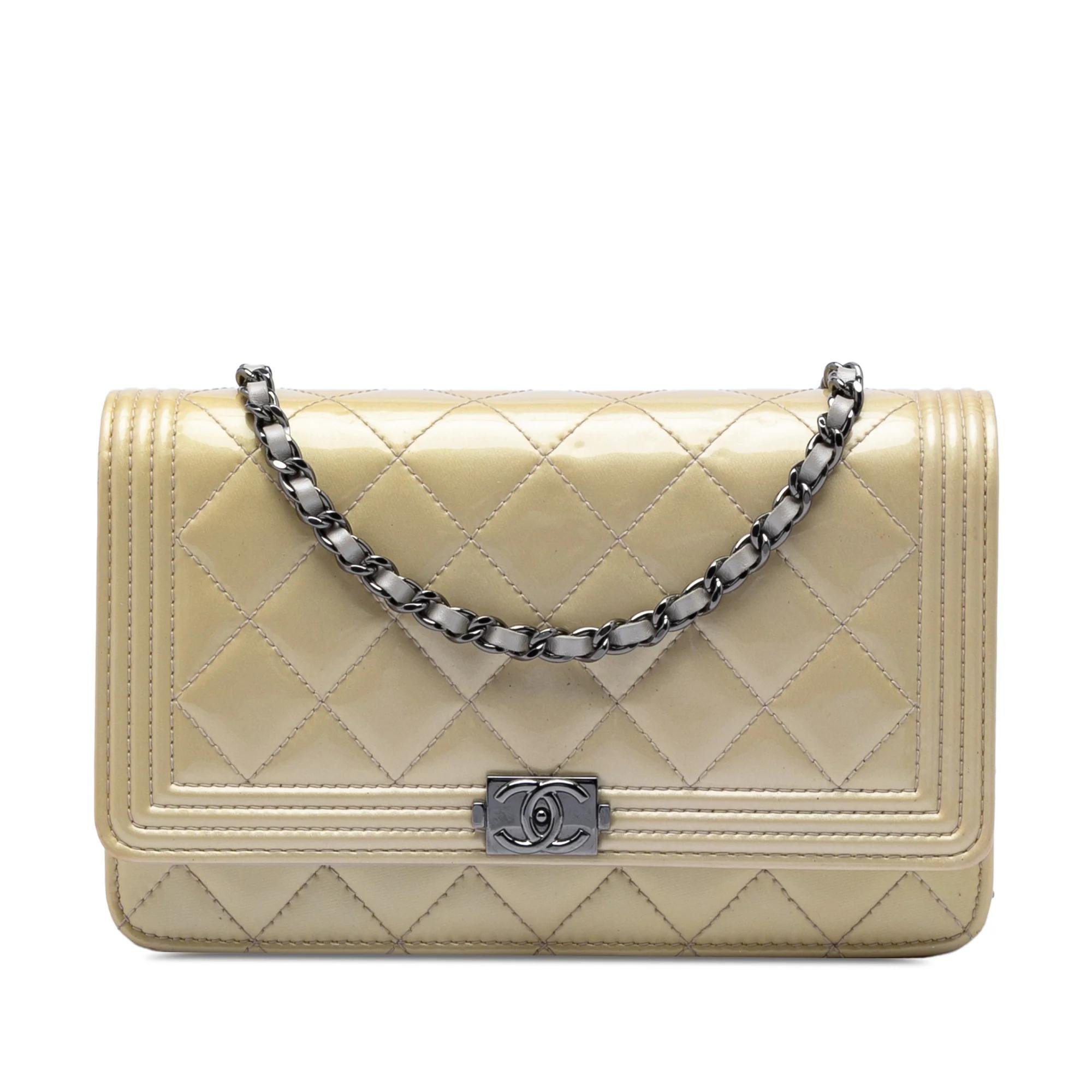 Boy patent leather crossbody bag