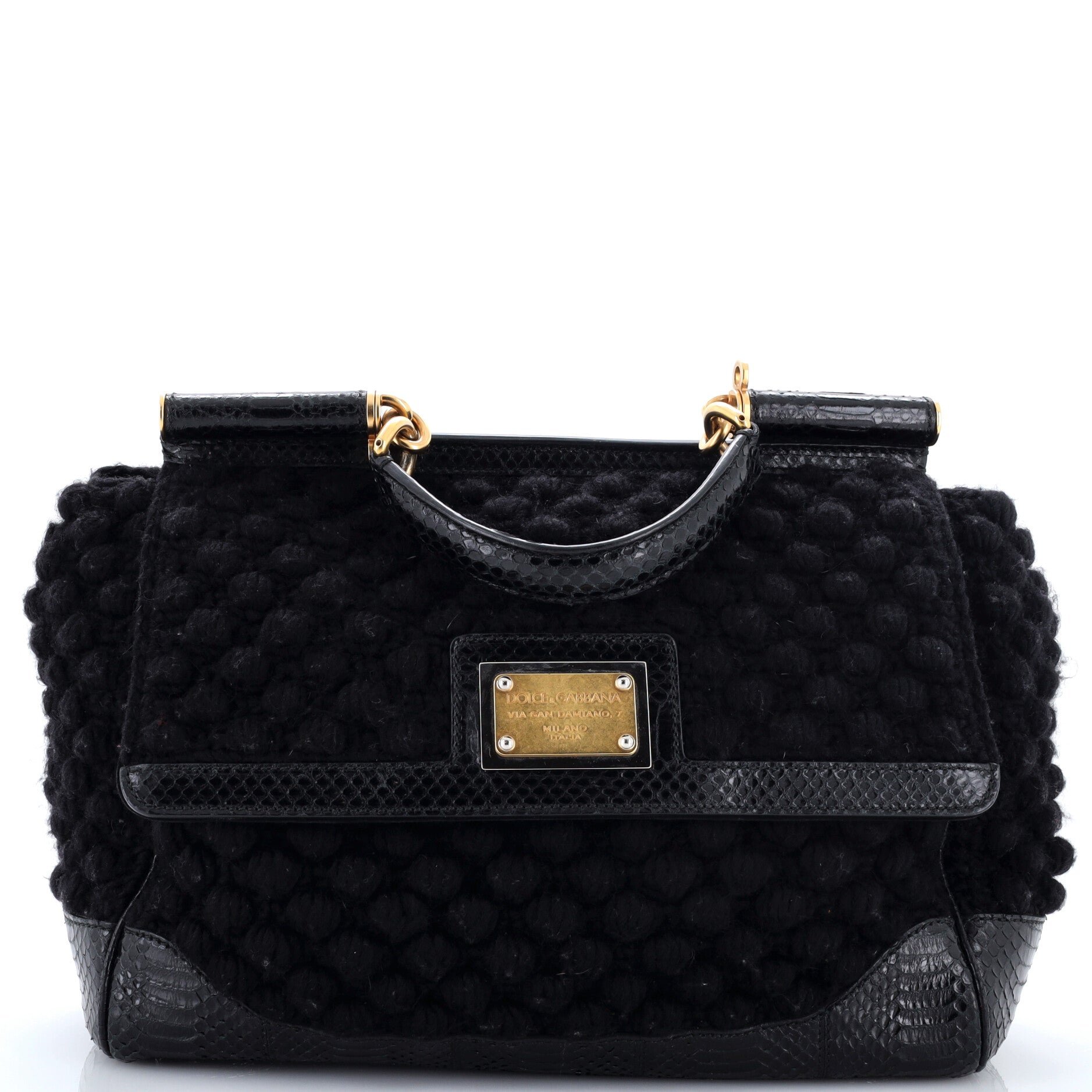 Dolce &amp; Gabbana Miss Sicily Bag Crochet Large