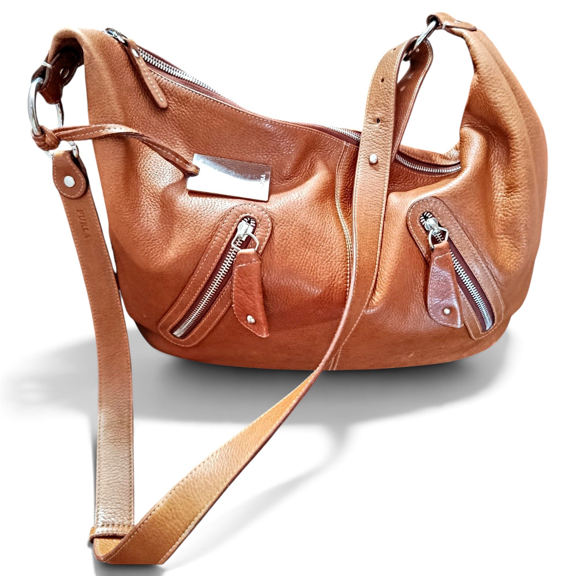 Leather tote