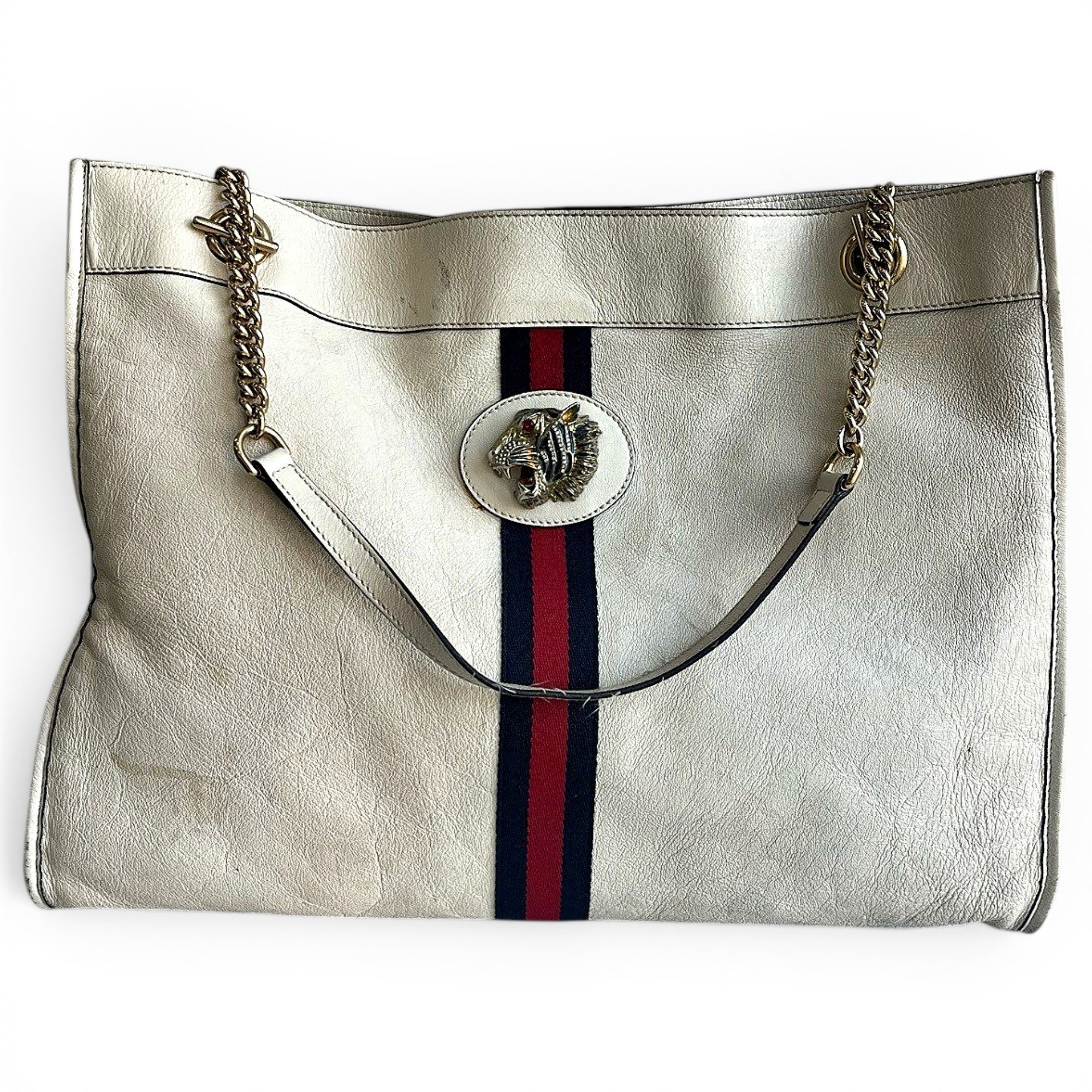 Leather tote