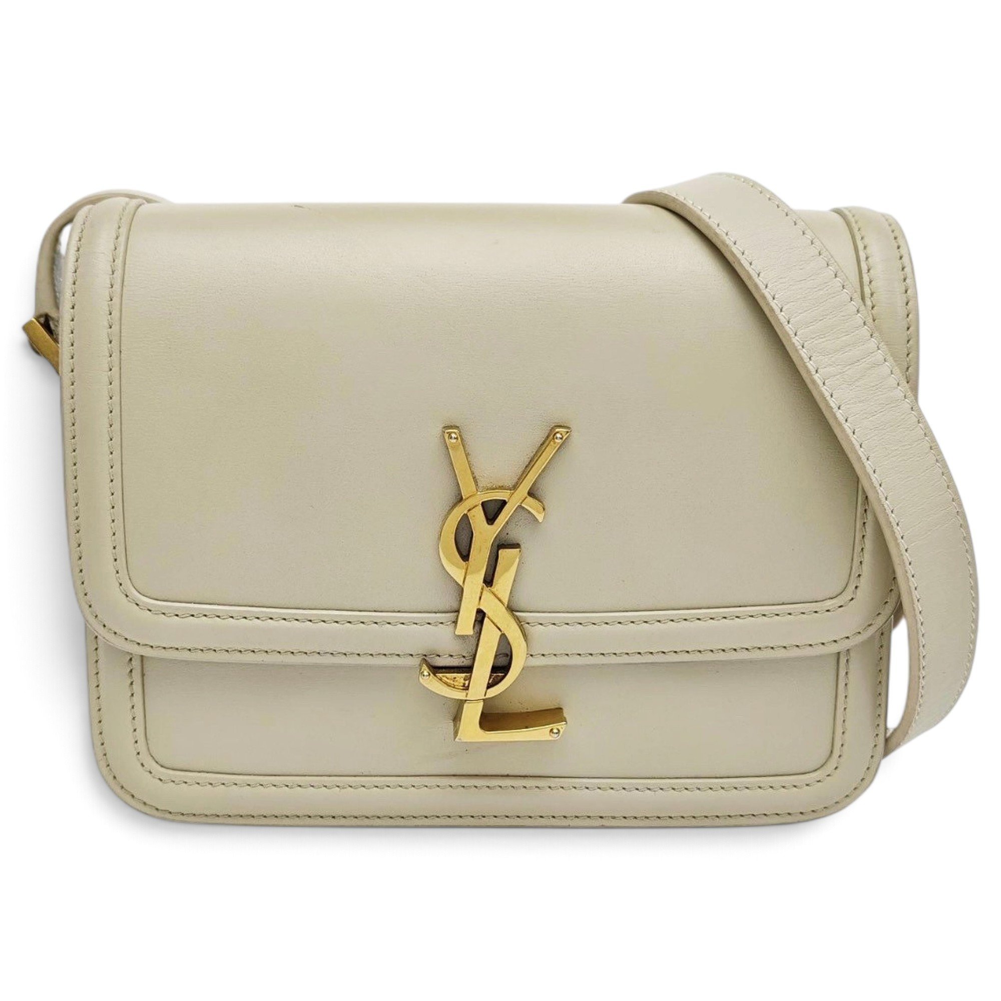 Solférino leather handbag
