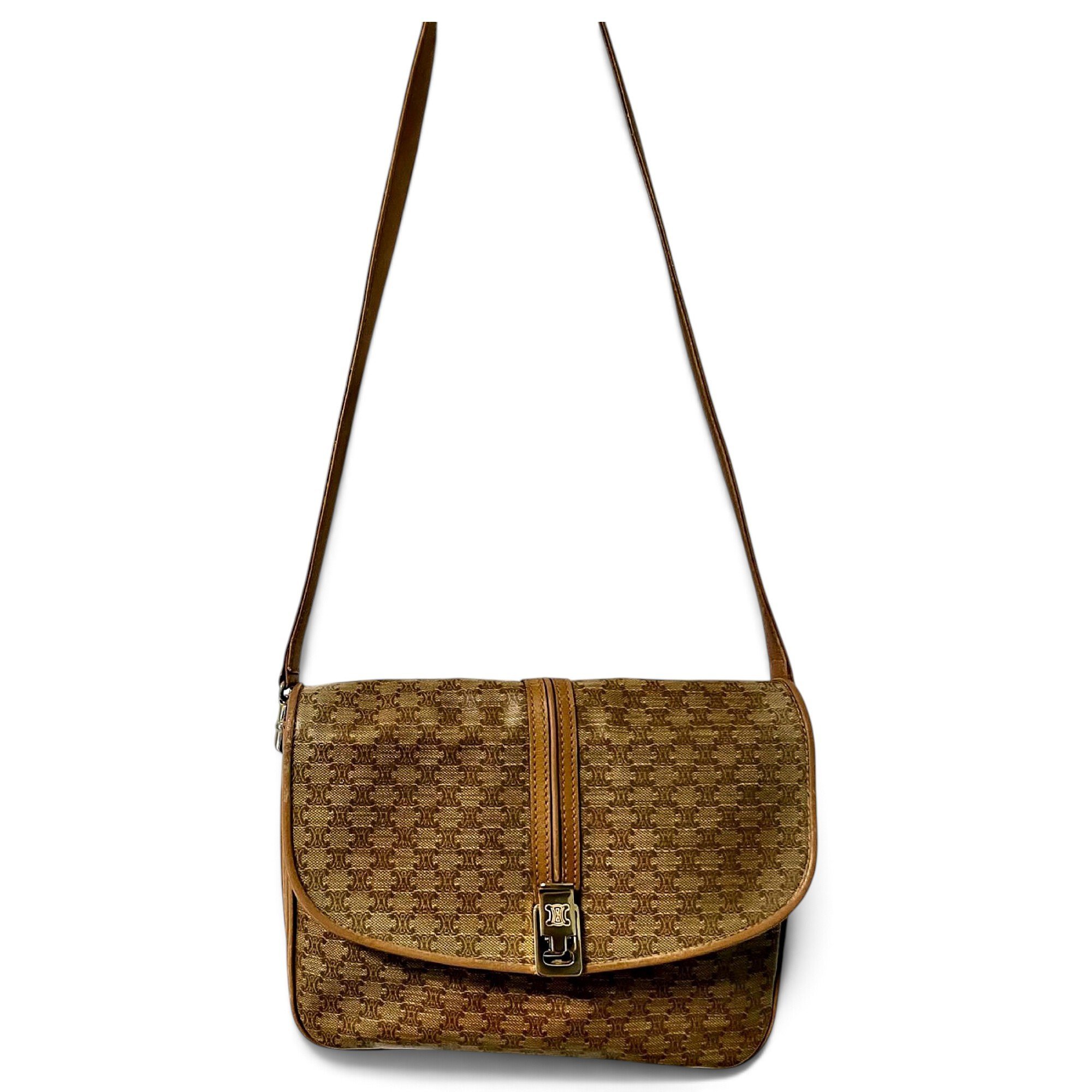 Triomphe leather handbag