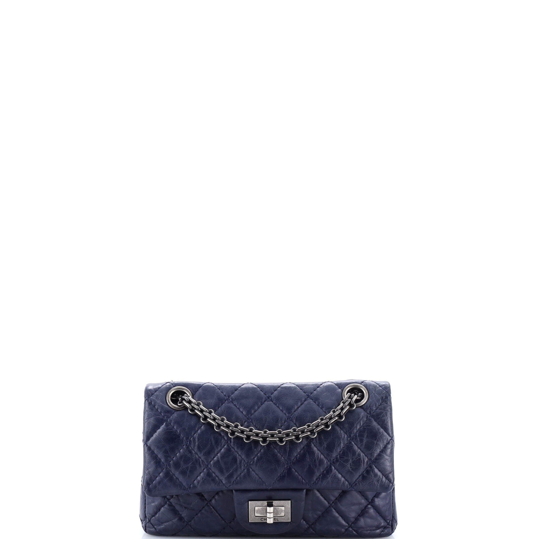Reissue 2.55 Flap Bag Quilted Aged Calfskin Mini