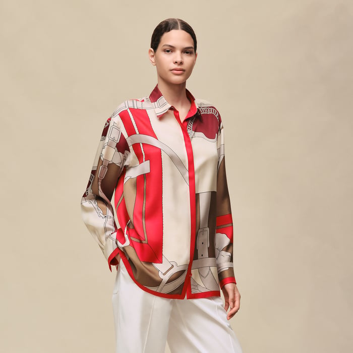 Beige Amande "Grand Manege Detail Remix" Shirt