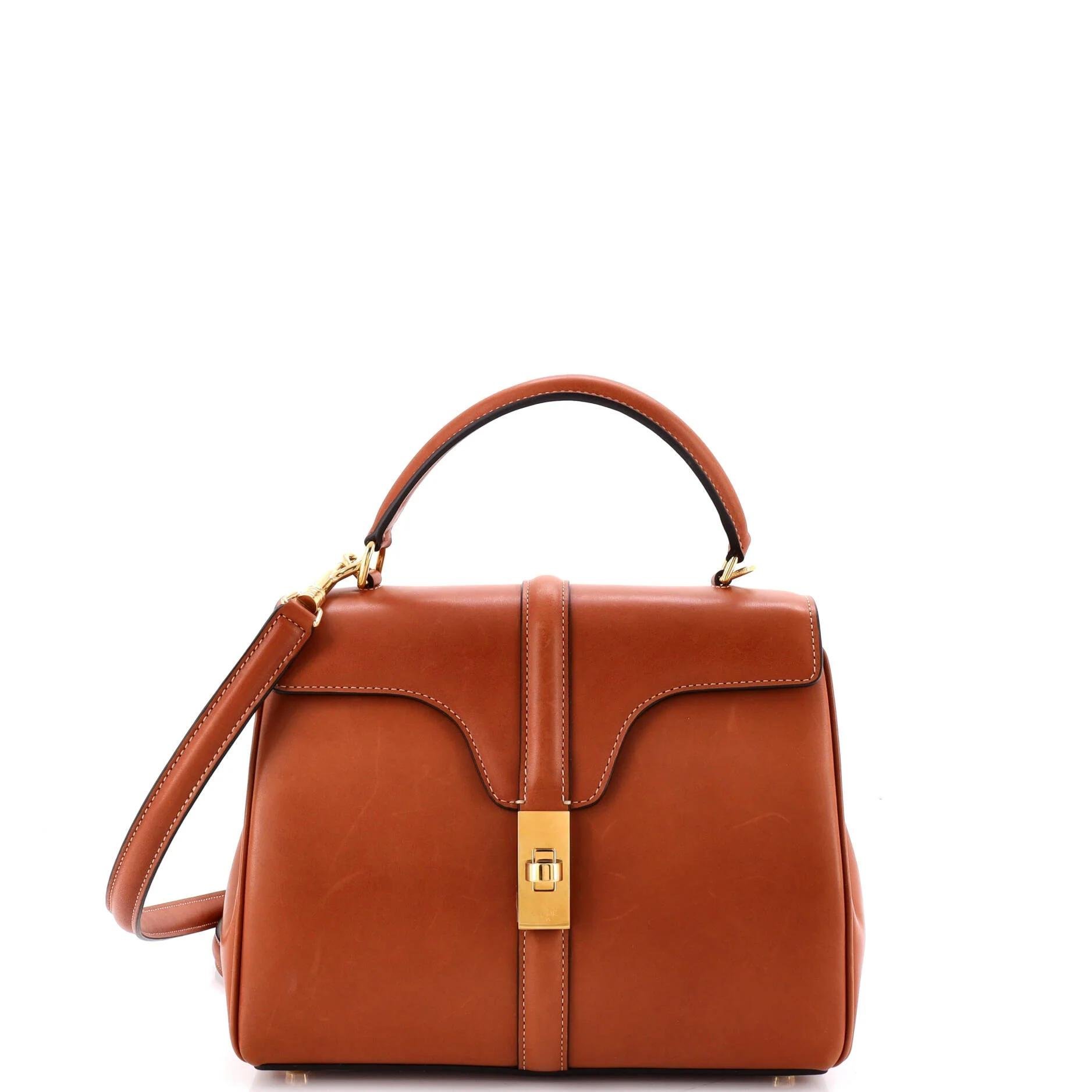 Leather handbag