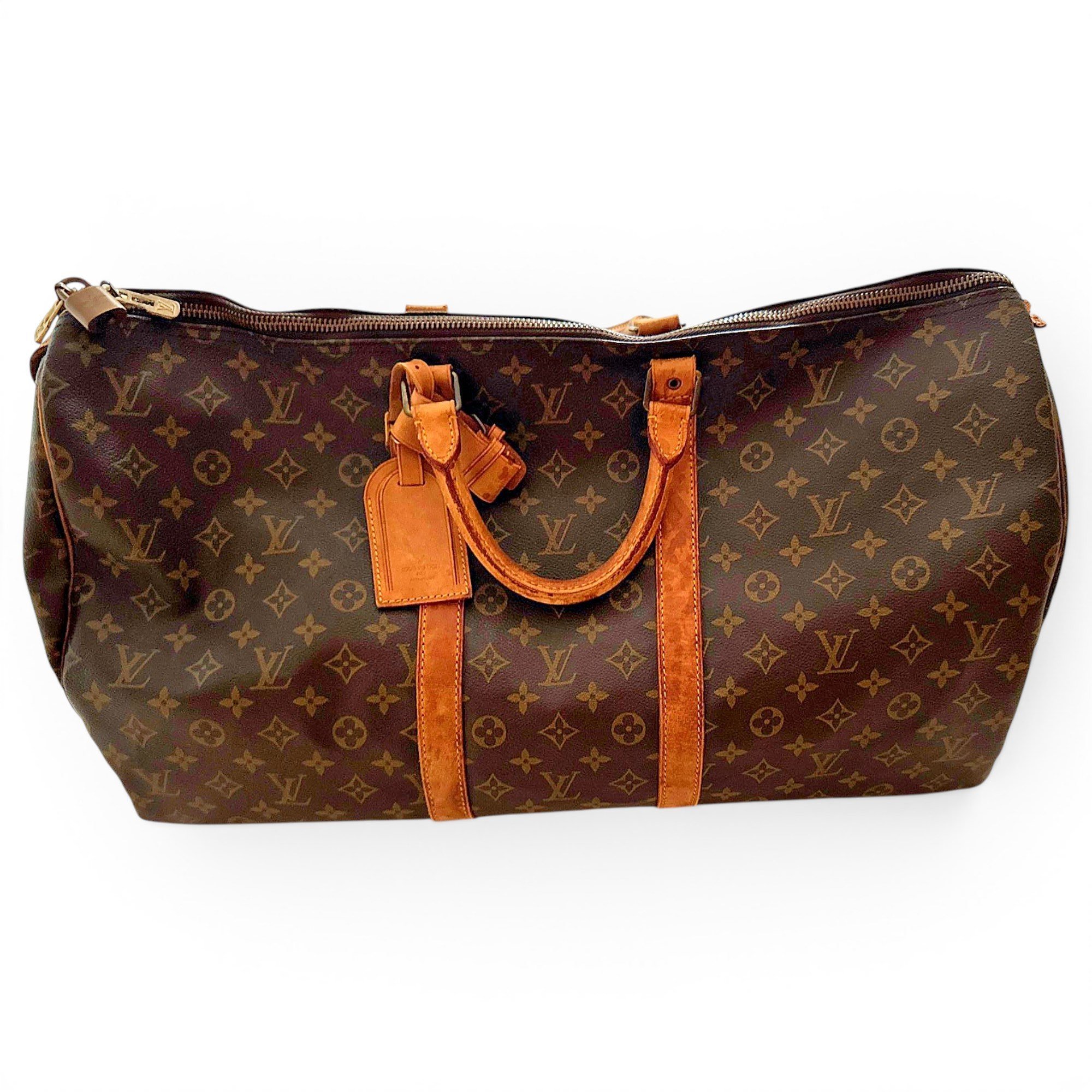 Louis Vuitton Keepall leather 48h bag