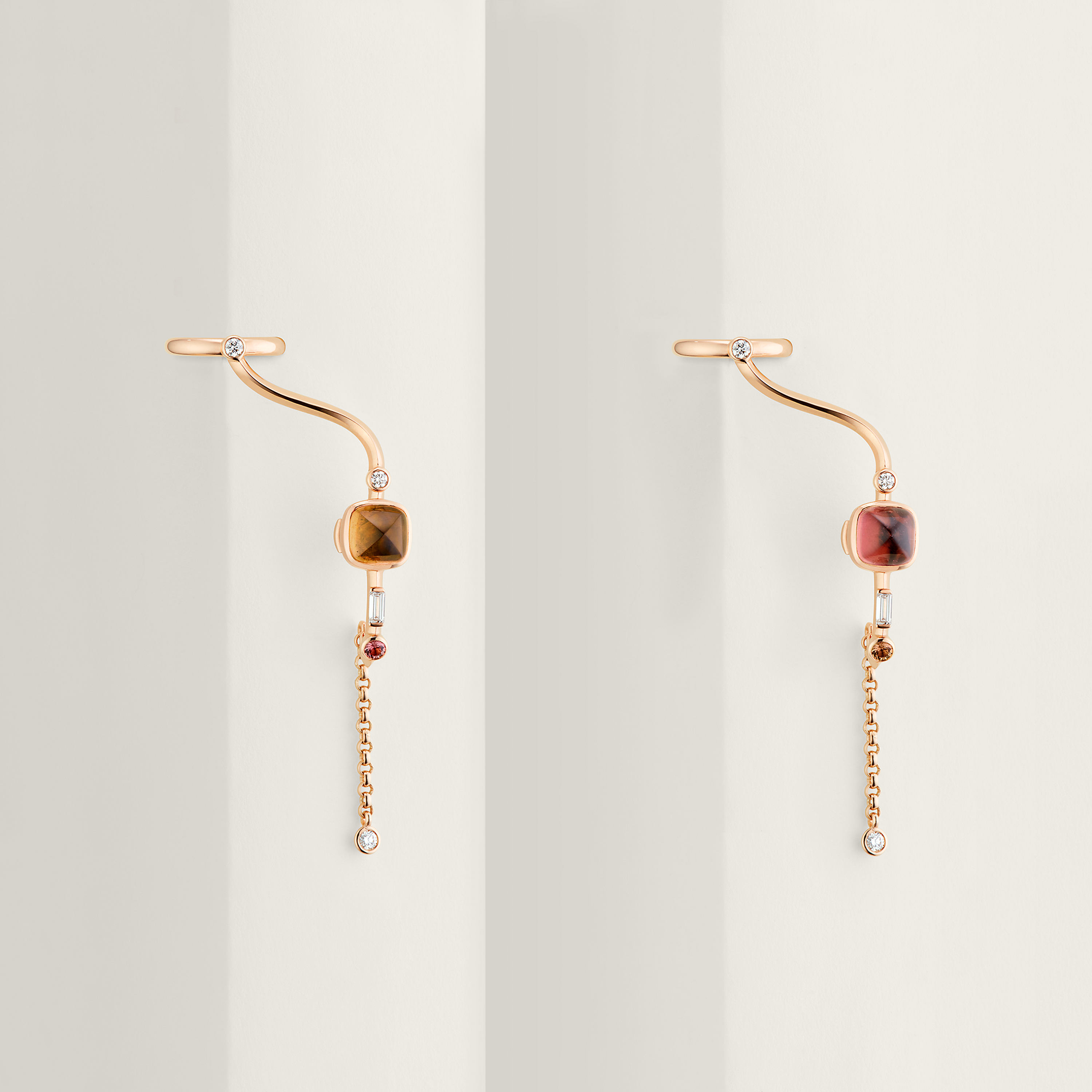 Planètes & Météores dangle earrings