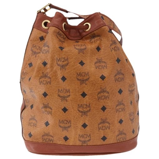 MCM Heritage Drawstring leather handbag