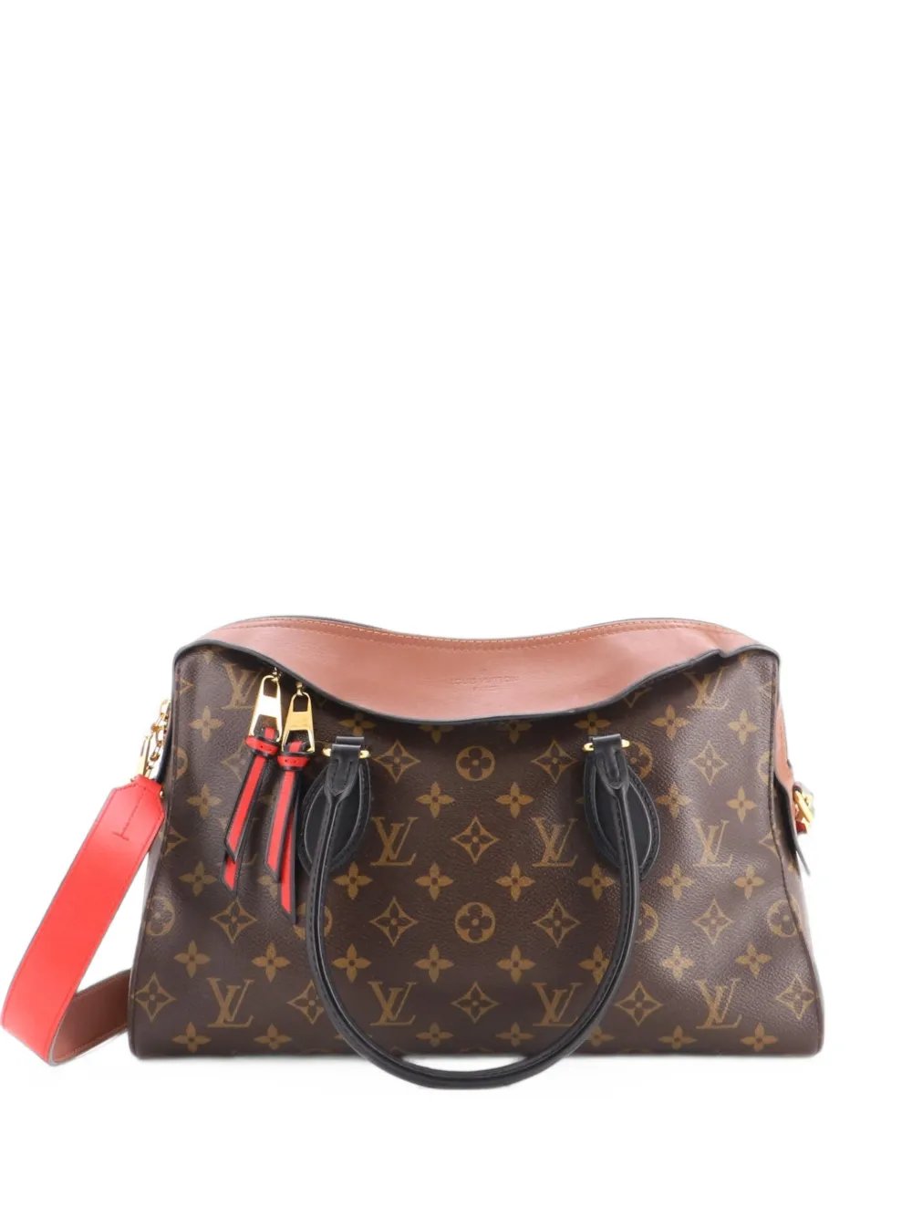 Tuileries Handbag Monogram Canvas with Leather satchel