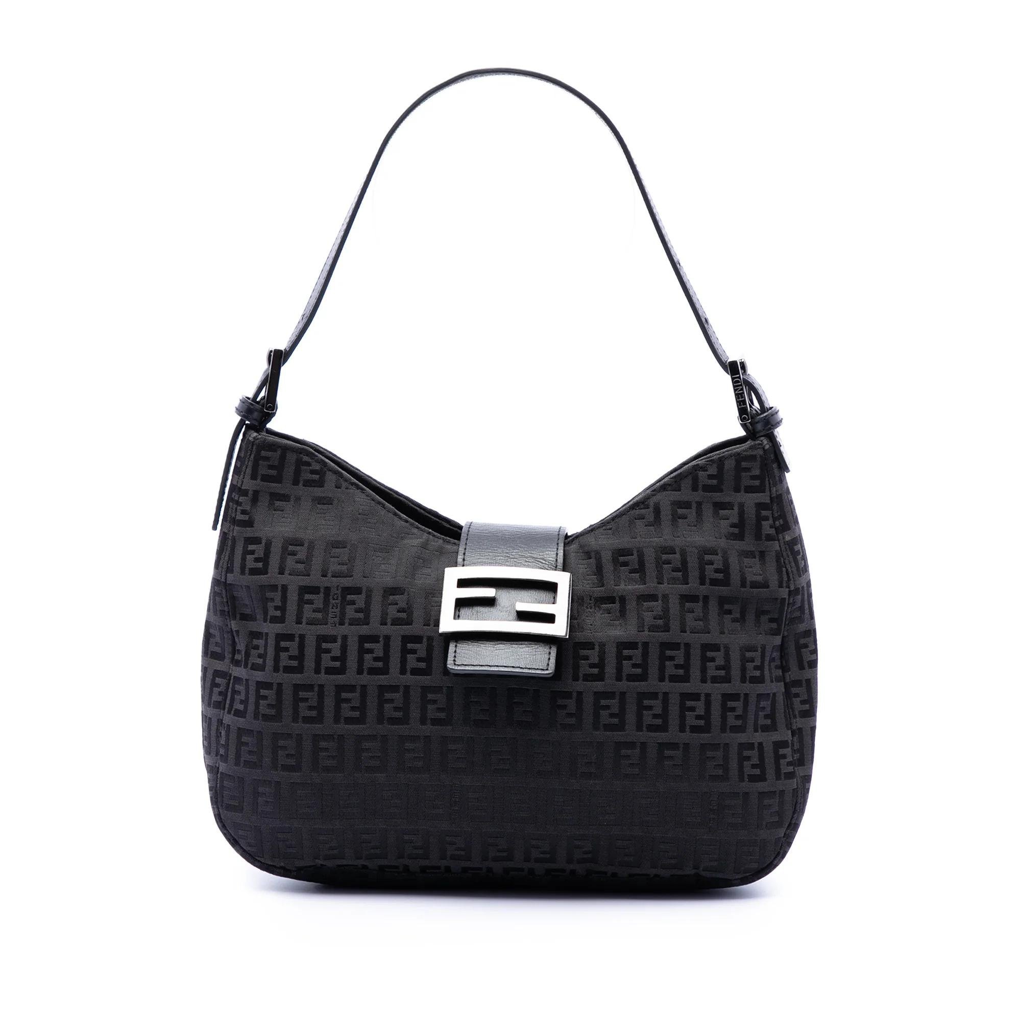 Pocket leather handbag