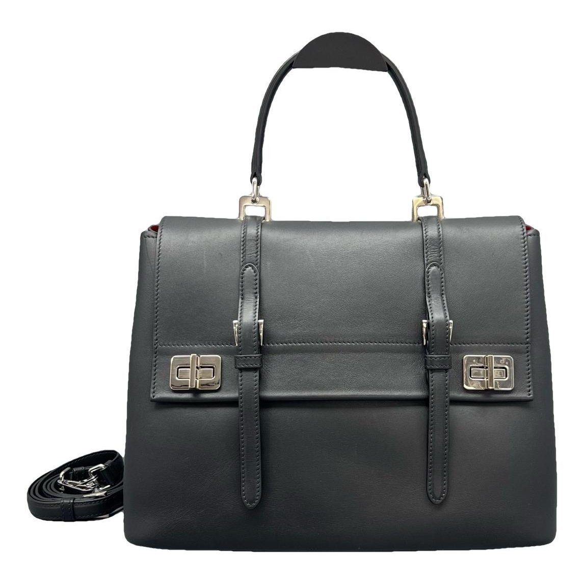 Leather handbag