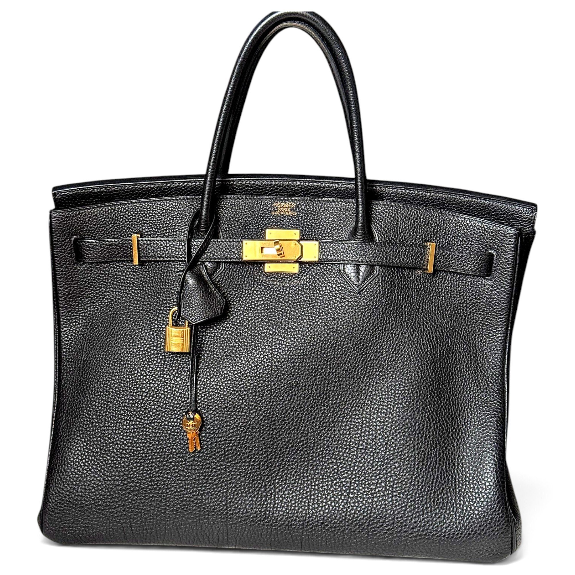 Birkin 40 leather handbag