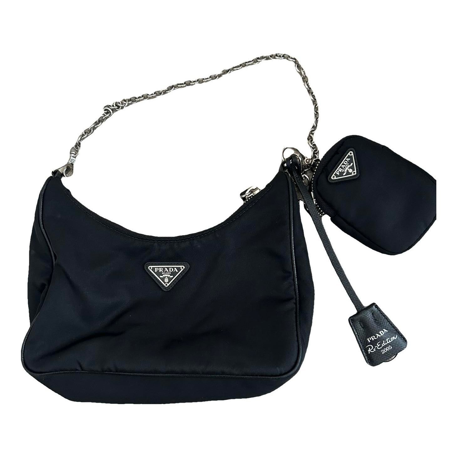 Re-edition cloth crossbody bag