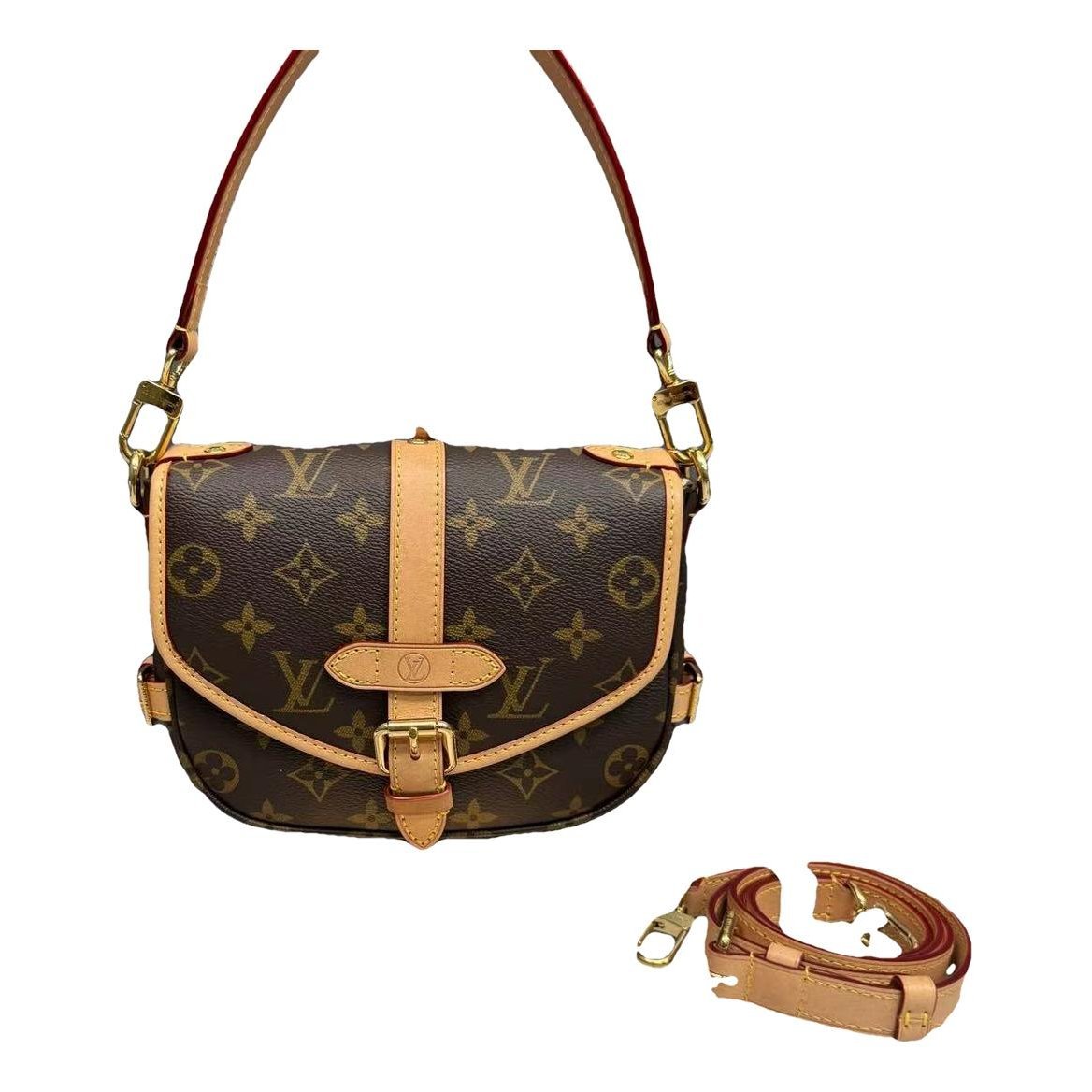 Saumur leather crossbody bag