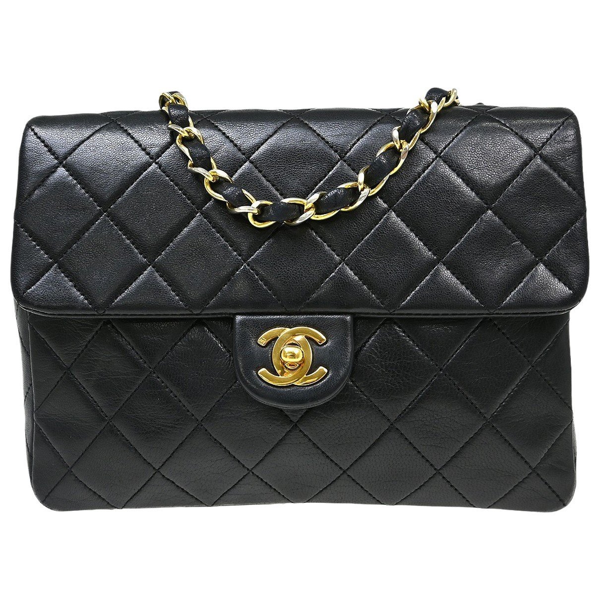 Trendy CC Flap leather handbag