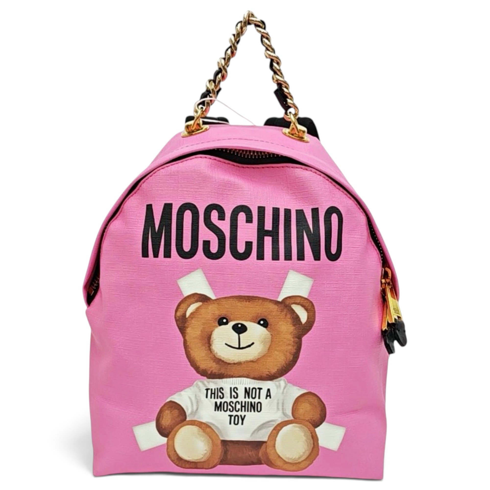Biker leather backpack