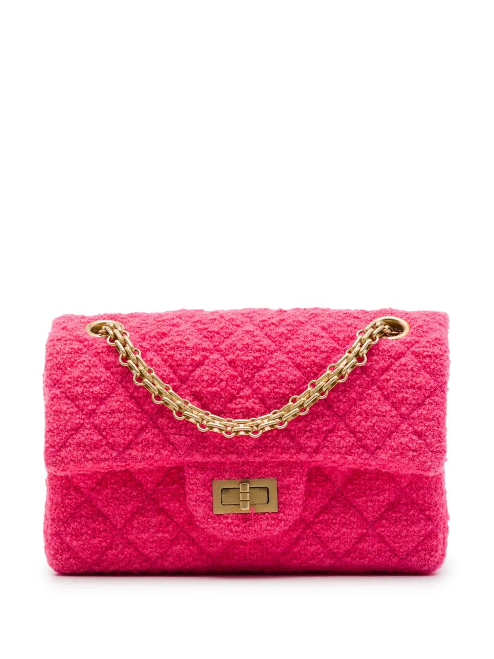 2020 Mini Quilted Tweed Reissue 2.55 Single Flap 224 shoulder bag