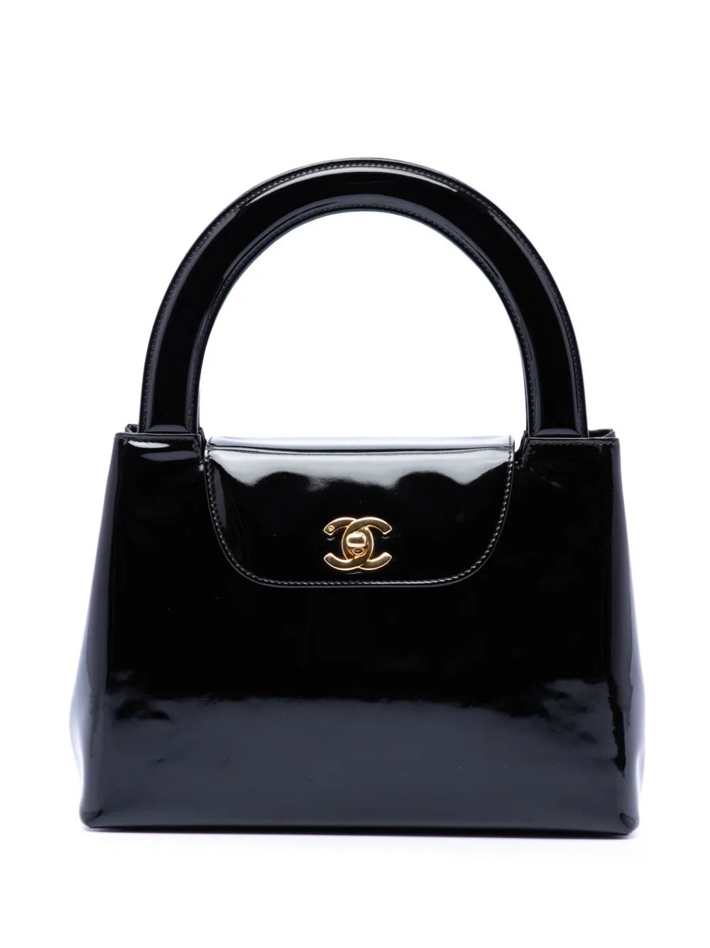1997-1999 Patent Kelly Top Handle Flap handbag