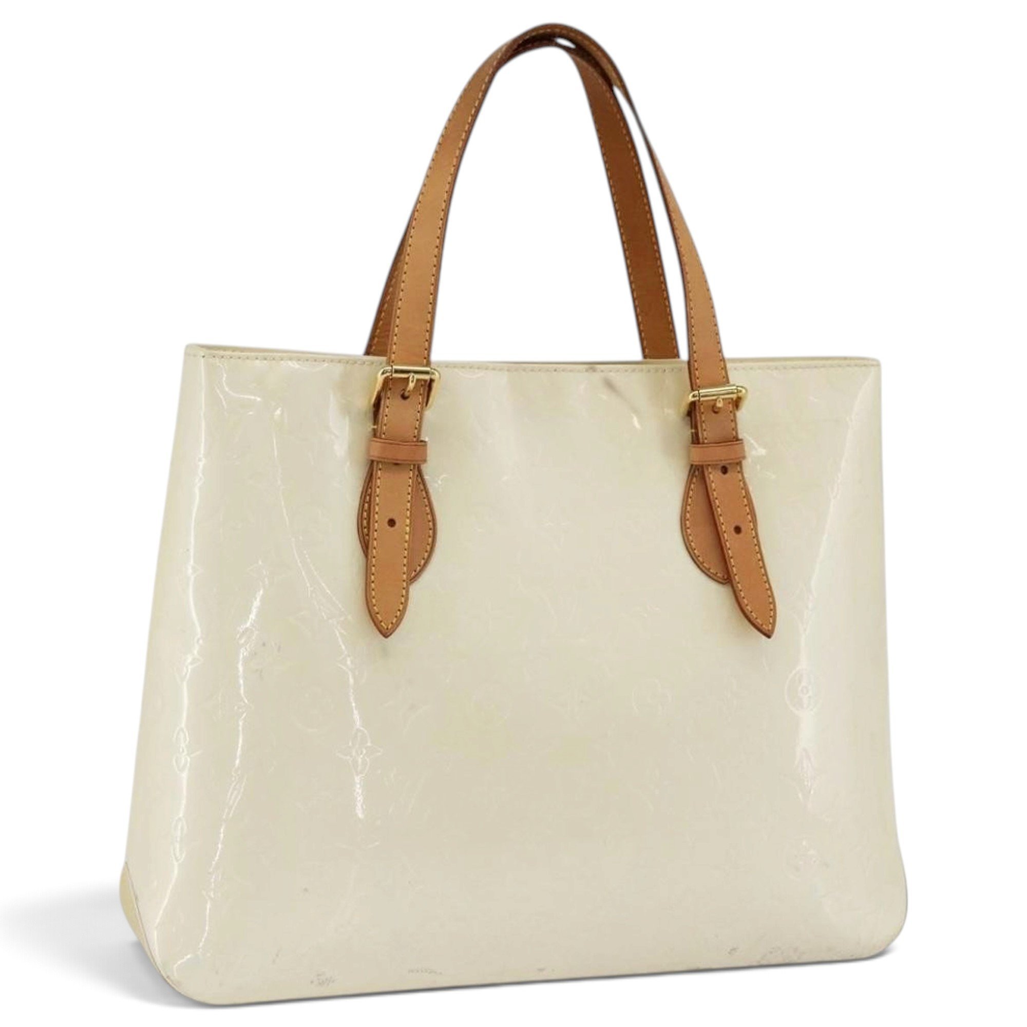 Patent leather handbag