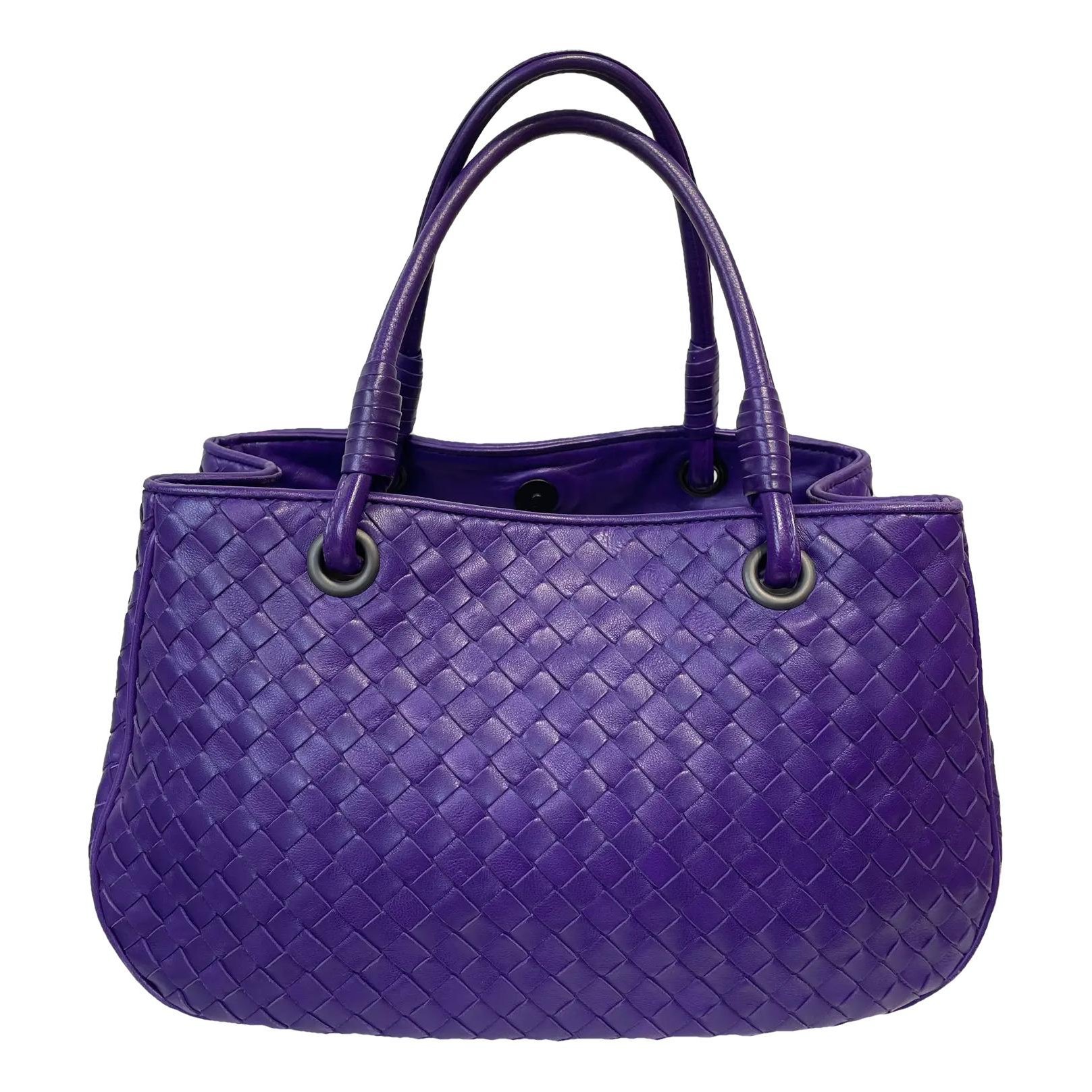 Parachute leather handbag