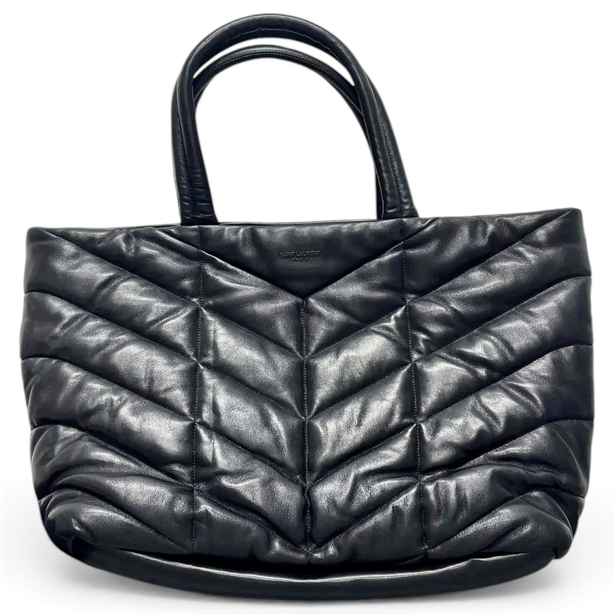 Bowling Toy leather tote
