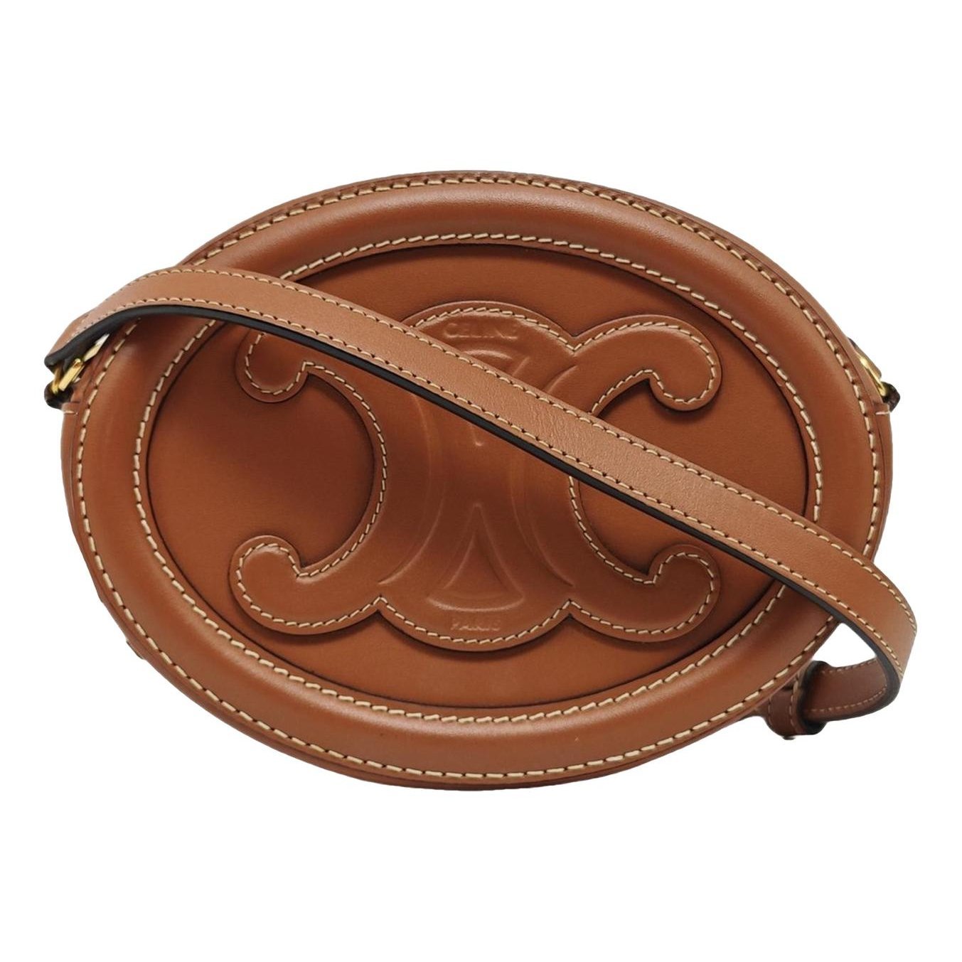 Triomphe leather handbag