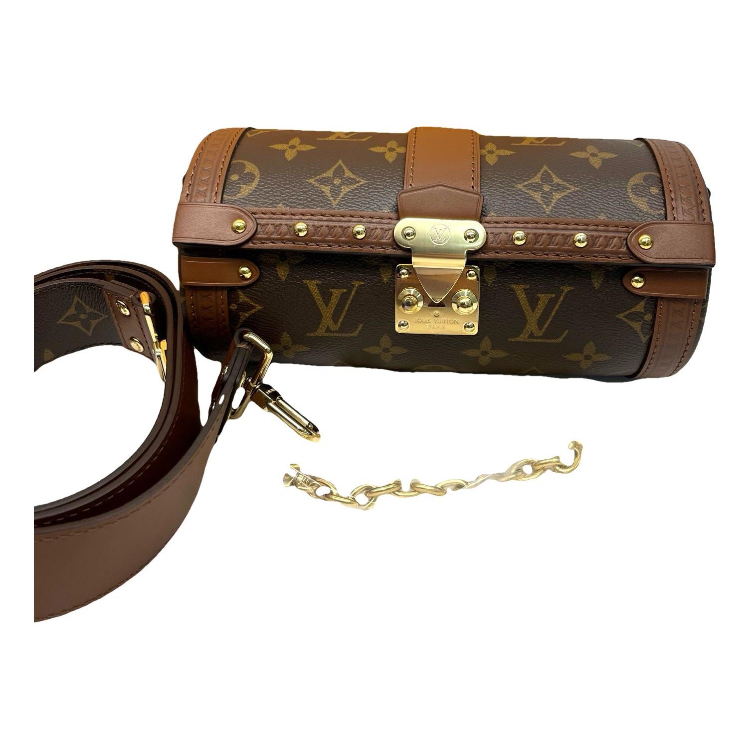 Papillon Trunk leather handbag