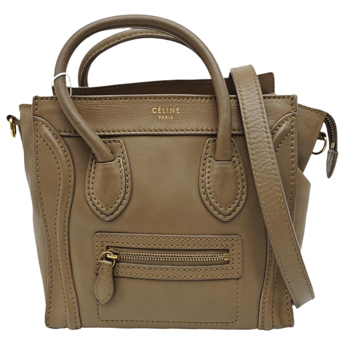 Luggage leather handbag