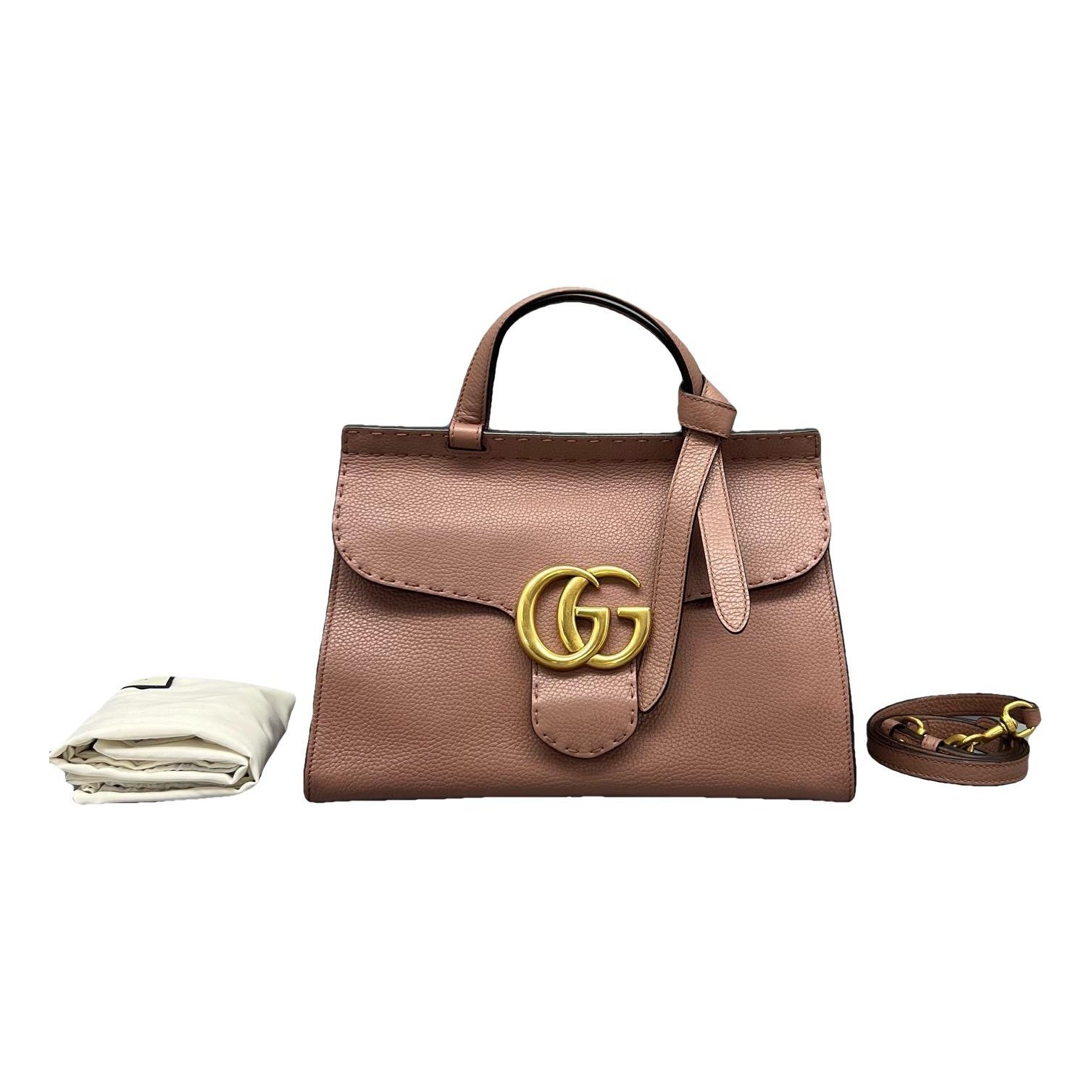 GG Marmont Animalier leather handbag