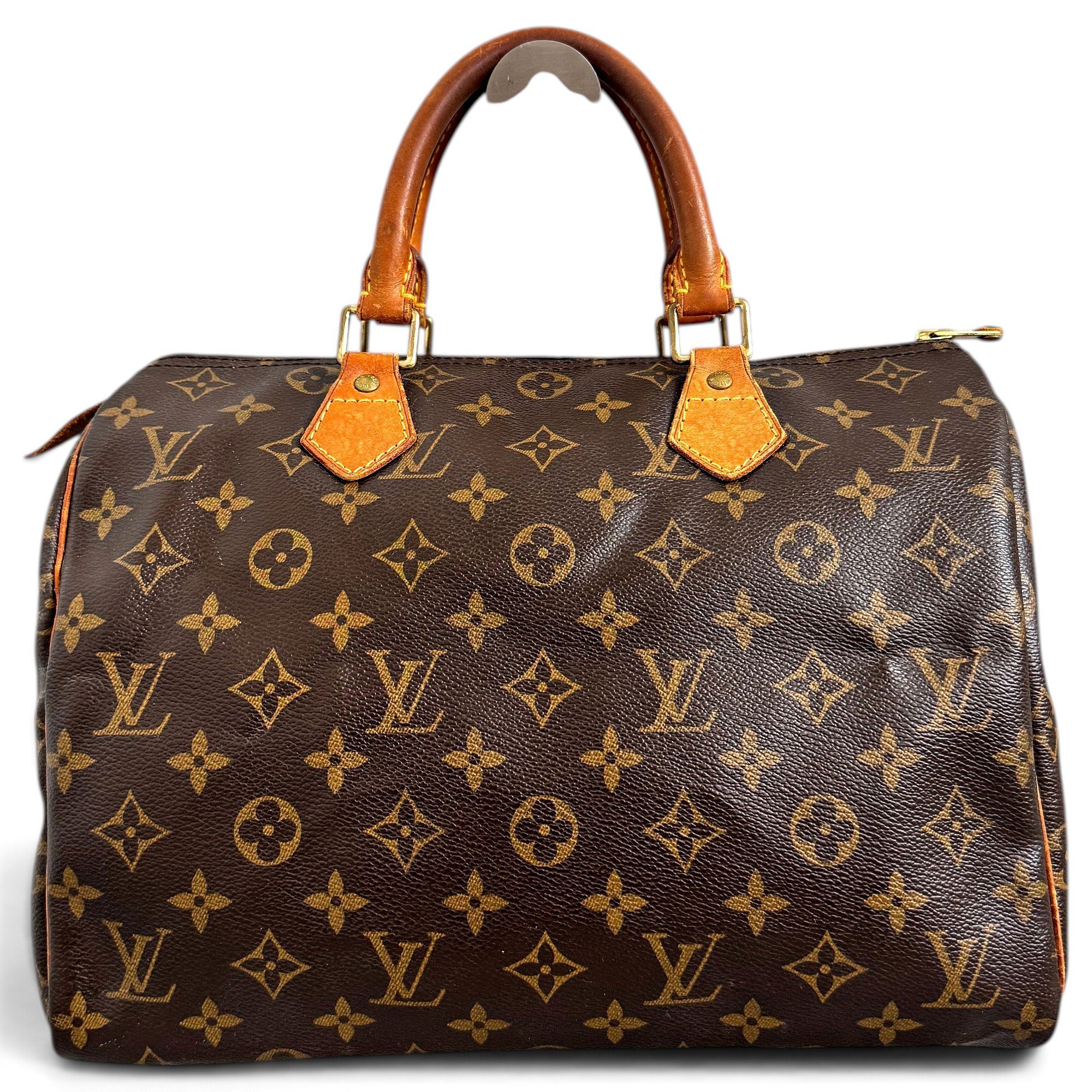 Speedy leather bowling bag