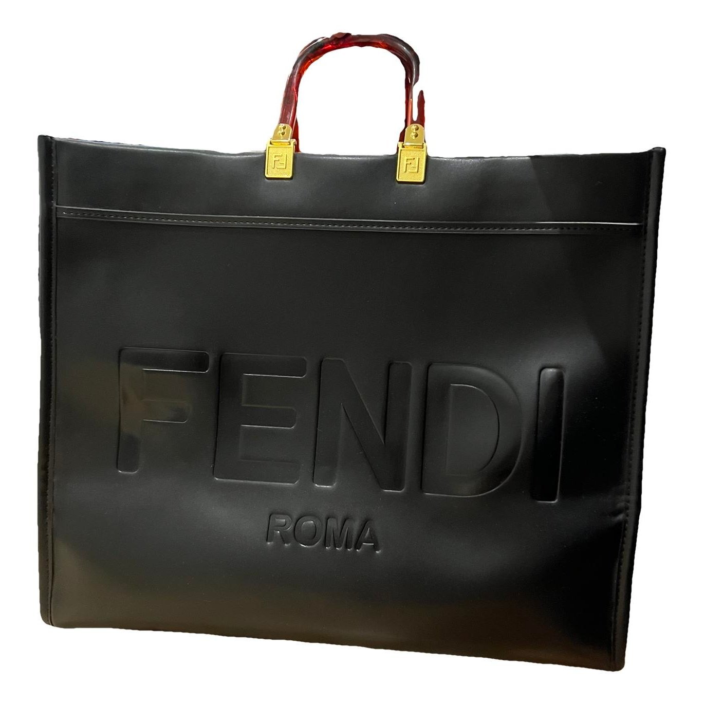 Sunshine leather tote