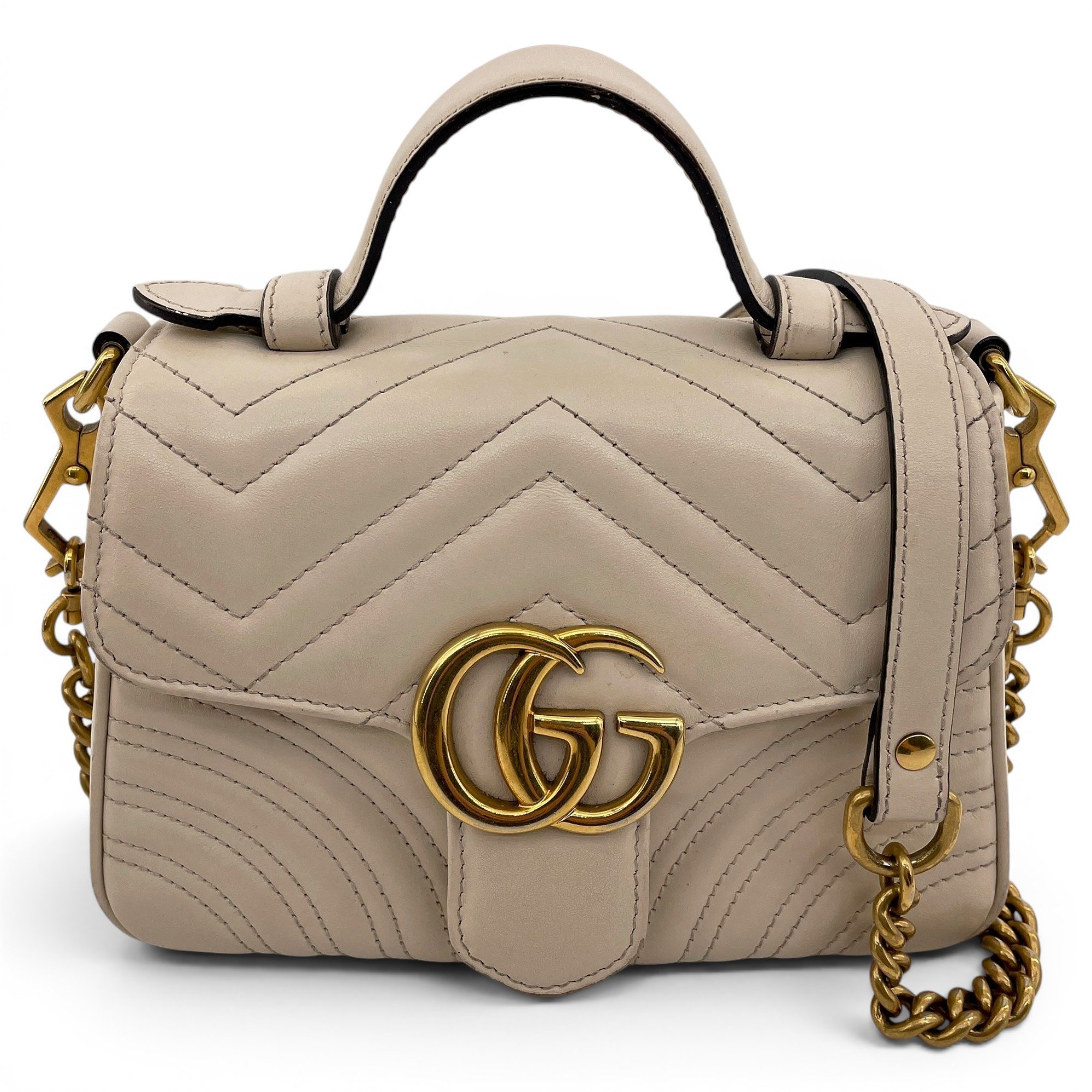 GG Marmont Flap leather handbag