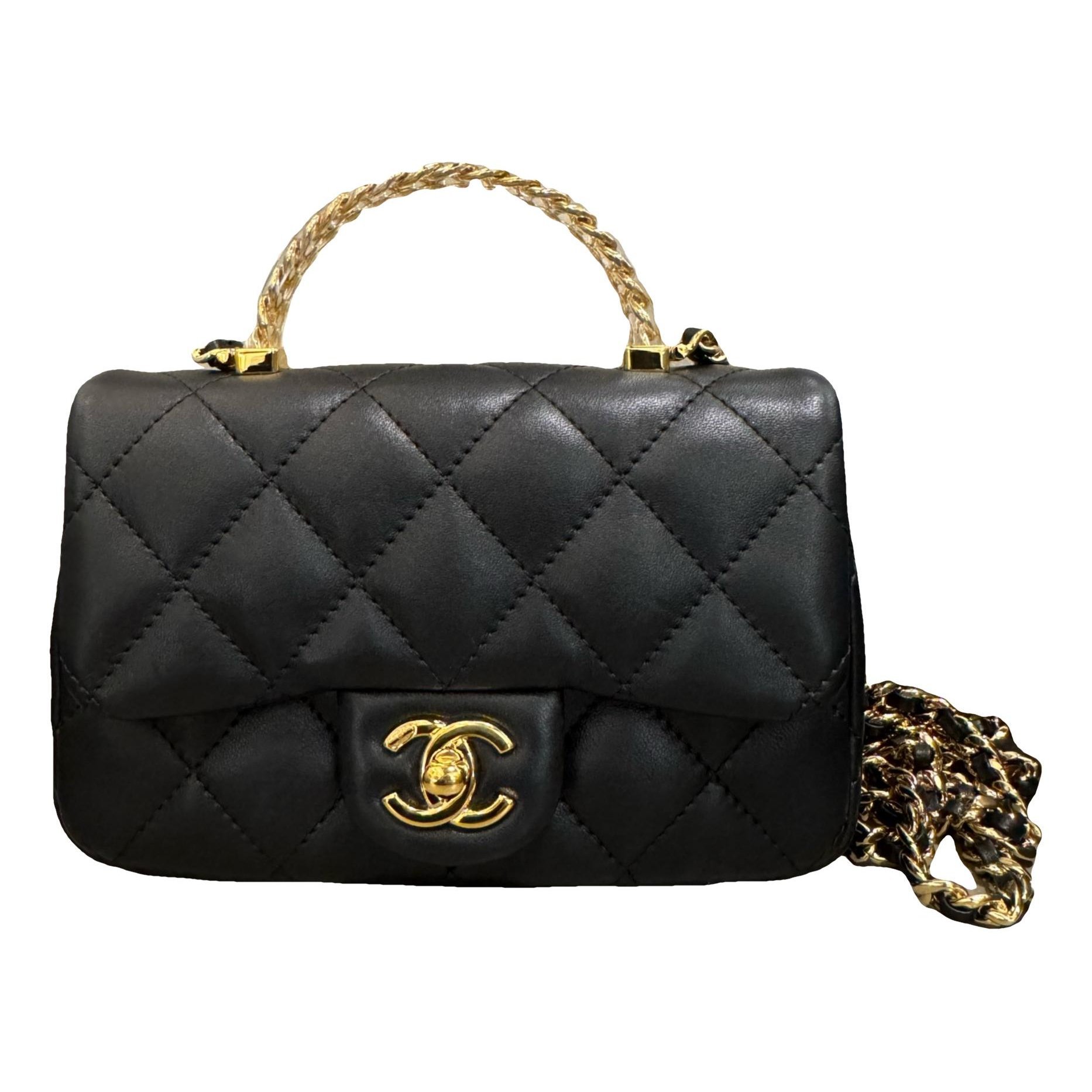 Coco Handle leather handbag