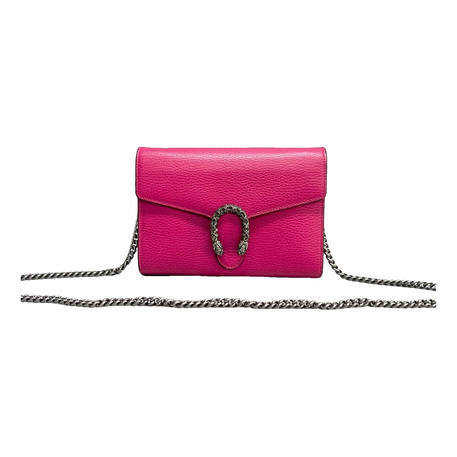 Gucci Dionysus Chain Wallet leather handbag