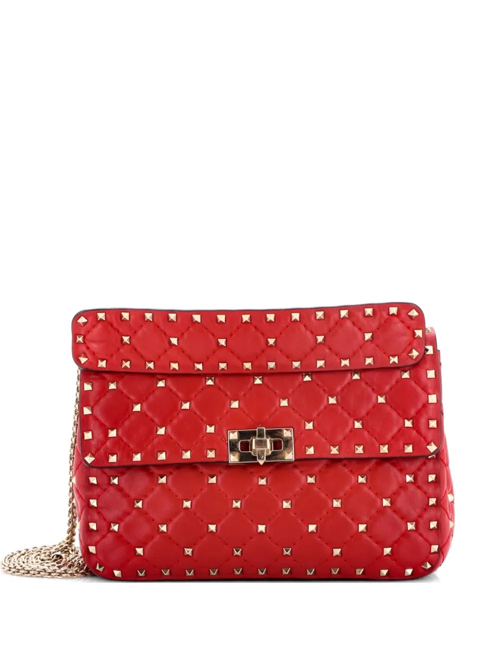 Rockstud Spike Flap Bag Quilted Leather Medium crossbody bag