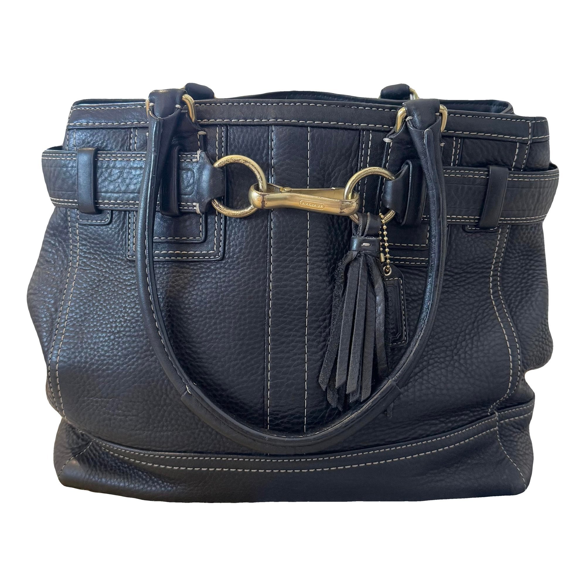 Signature Sufflette leather tote