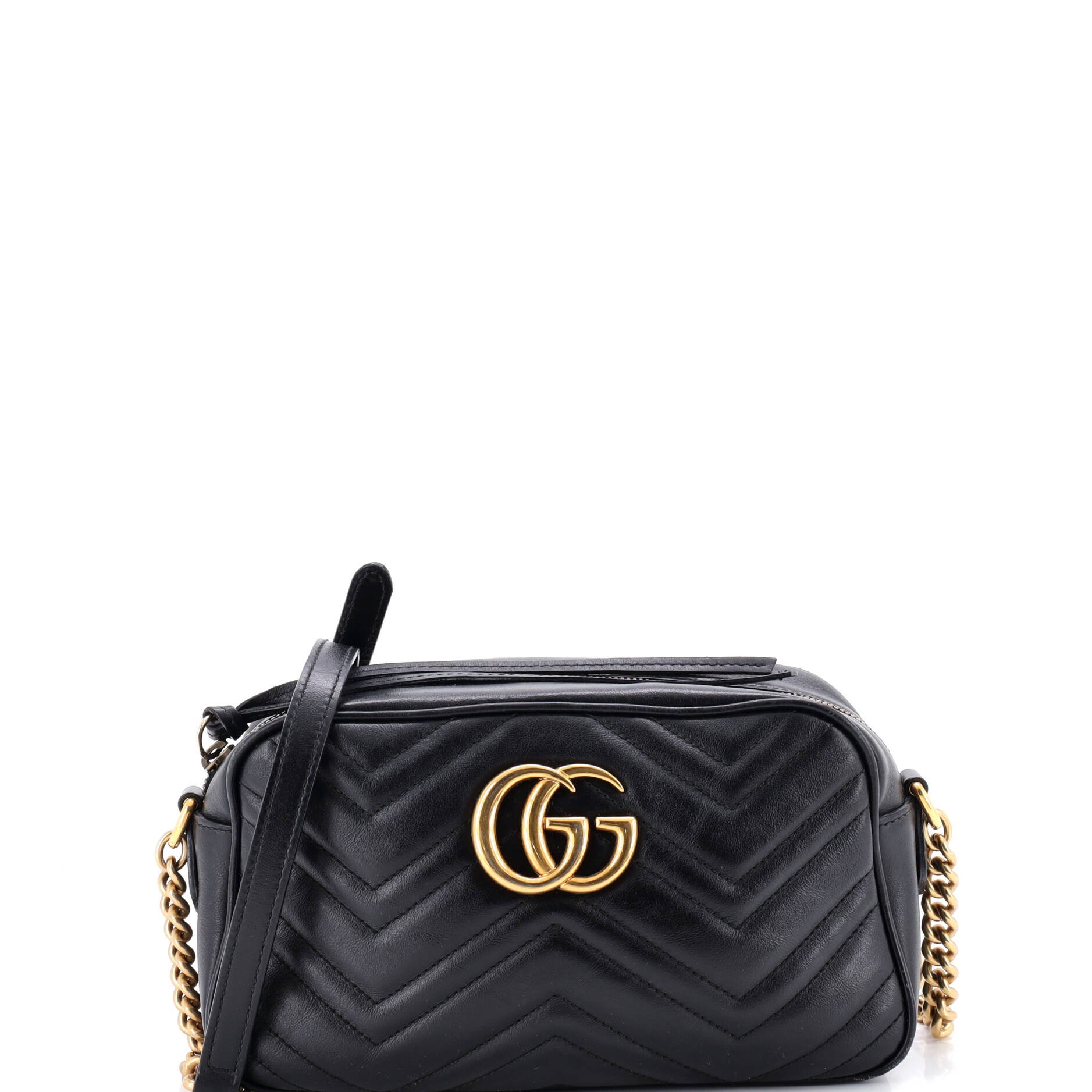 Gucci GG Marmont Shoulder Bag Matelasse Leather Small